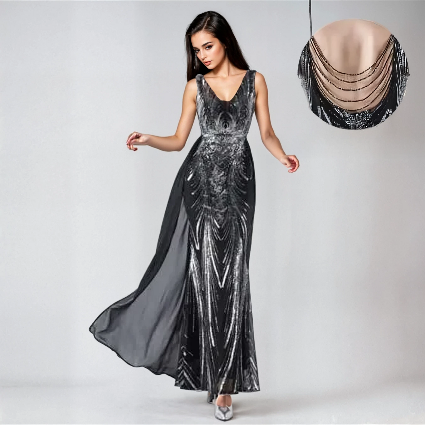 Vestido Largo Fiesta EV803